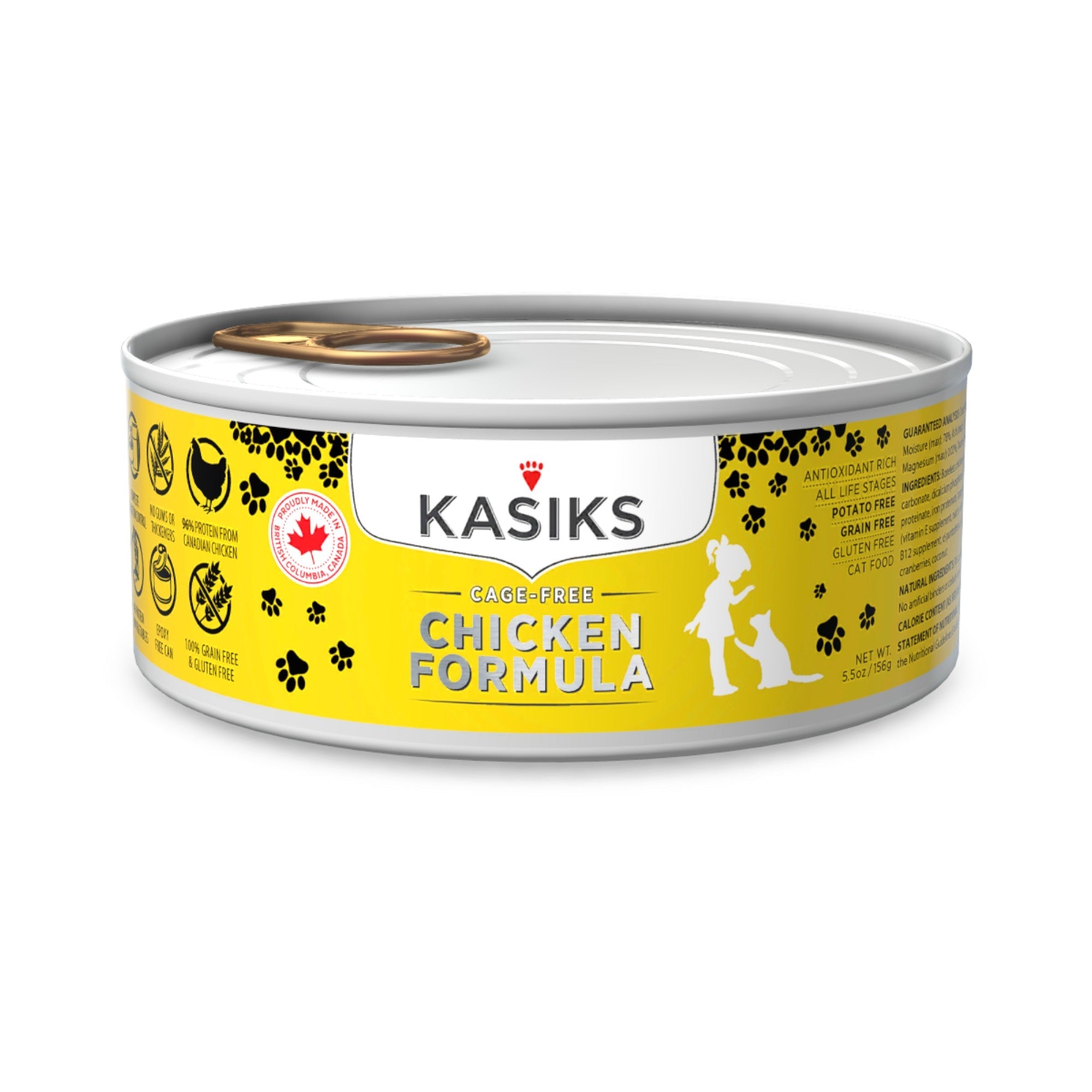 Kasiks Grain Free Chicken Cat Can (5.5oz)