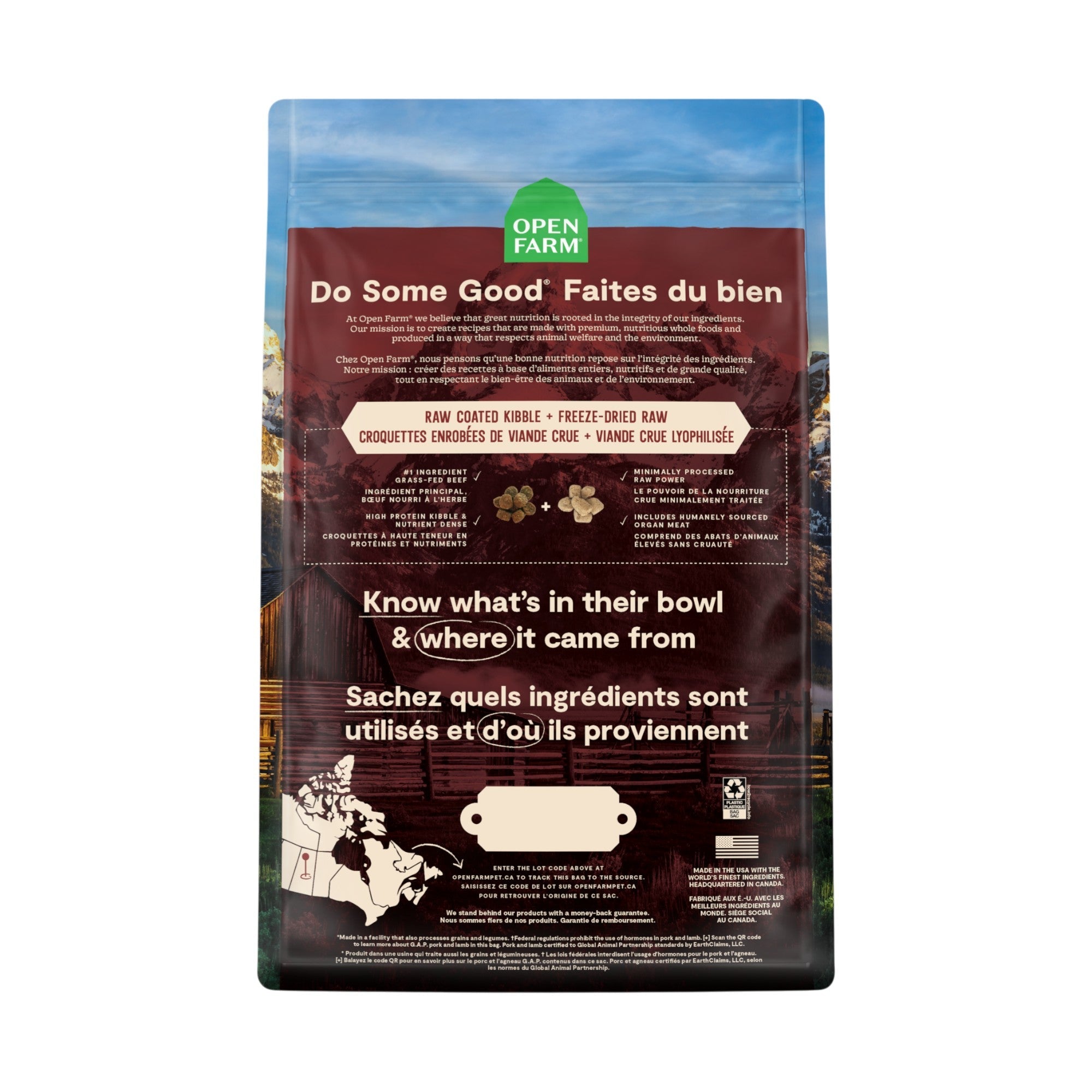 Open Farm Rawmix Front Range Ancient Grain Dog (20lb)