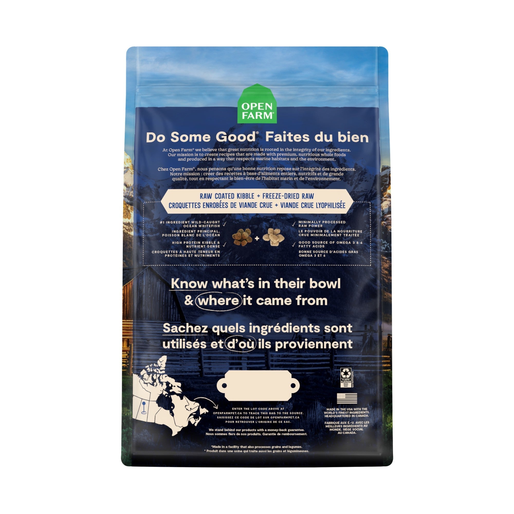 Open Farm Rawmix Wild Ocean Ancient Grains Dog (3.5lb)