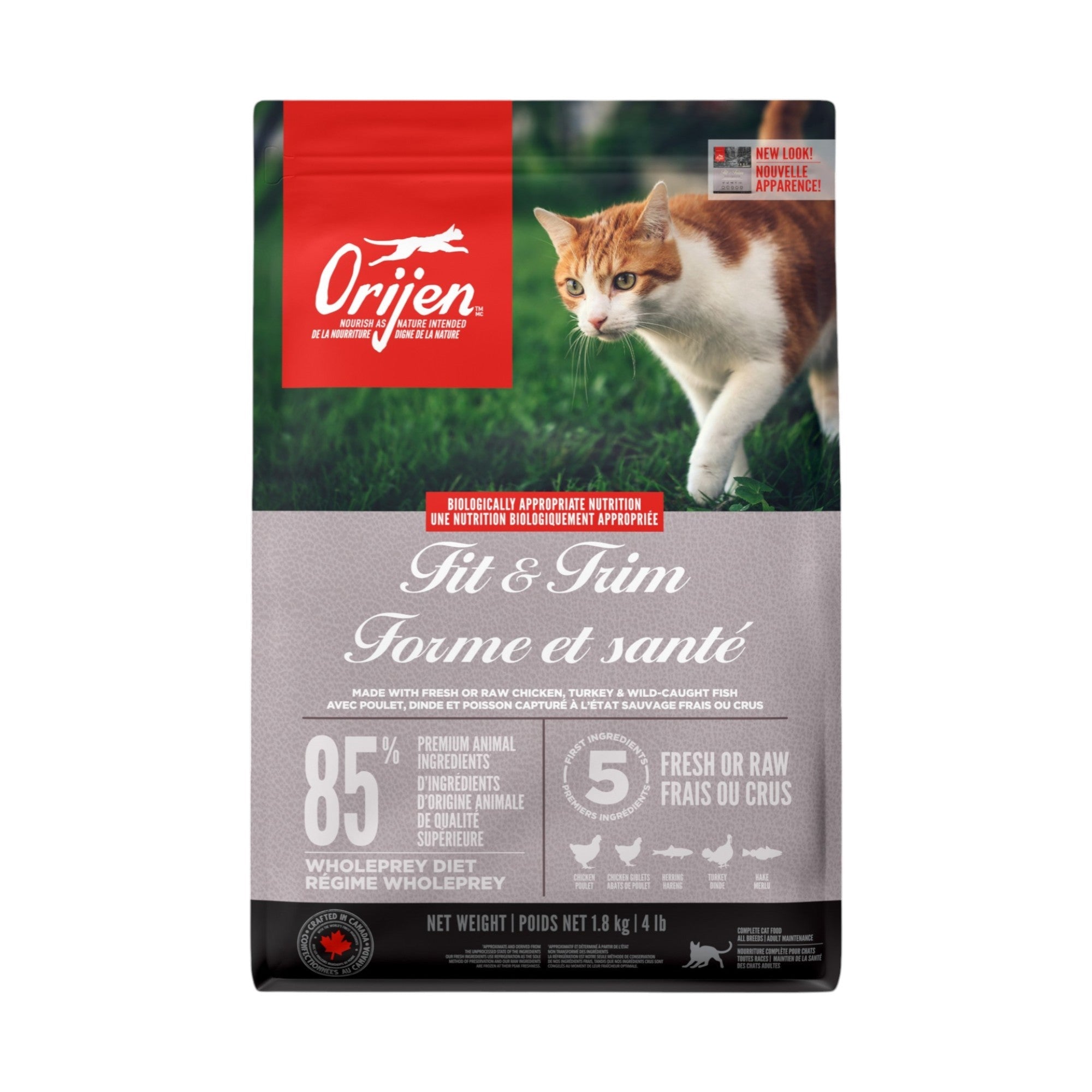 Orijen Fit & Trim Cat Food (1.8kg)