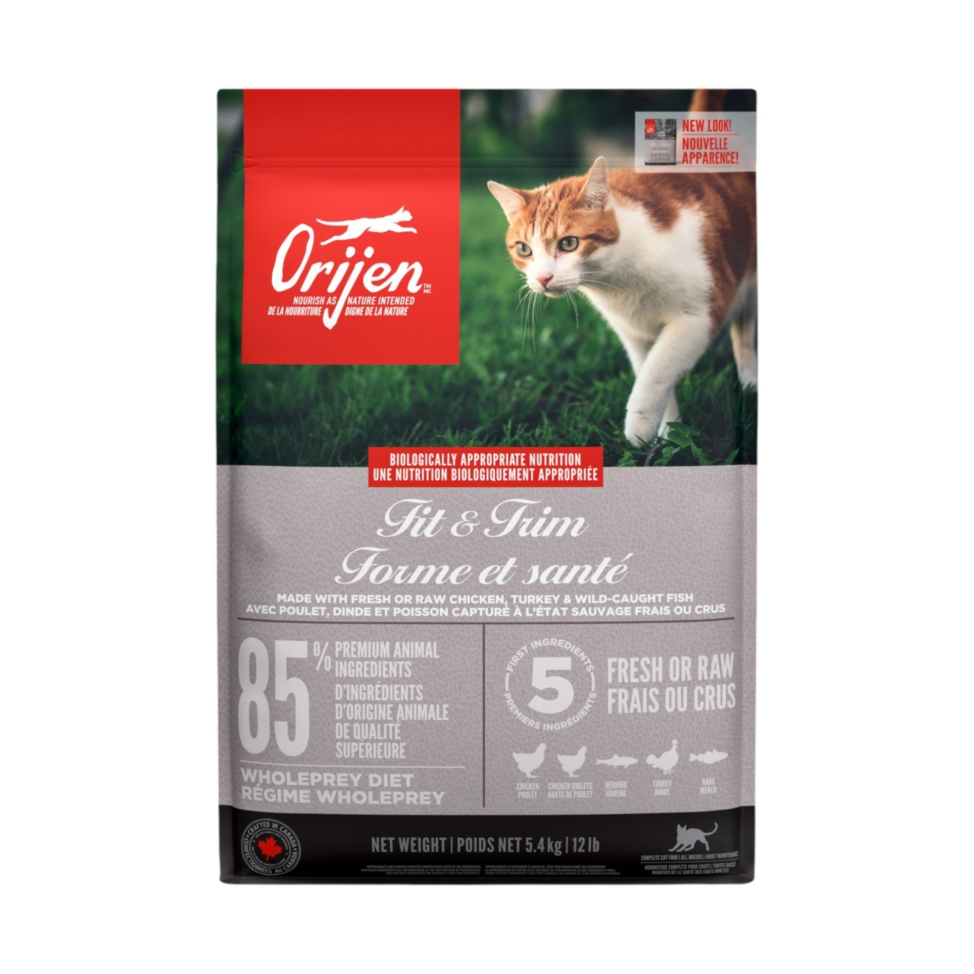 Orijen Fit & Trim Cat Food (5.4kg)