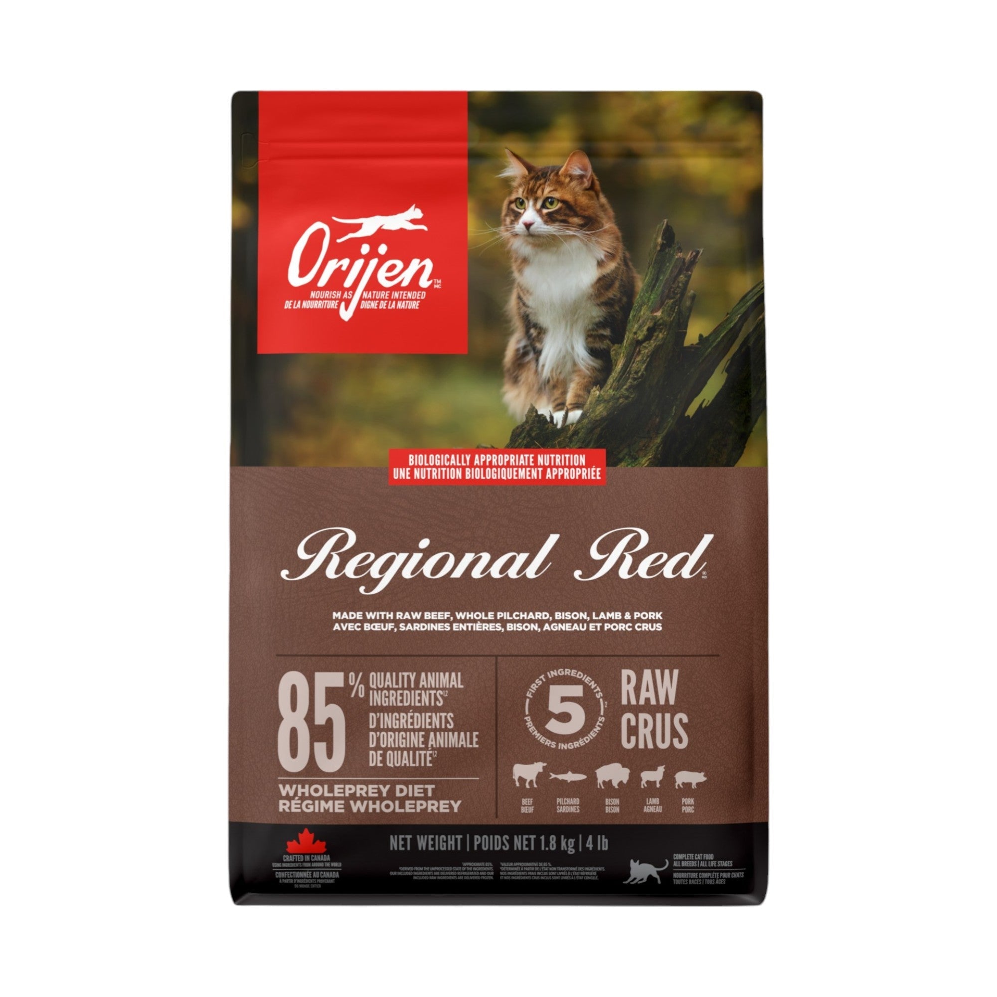 Orijen Regional Red Cat Food (1.8kg)