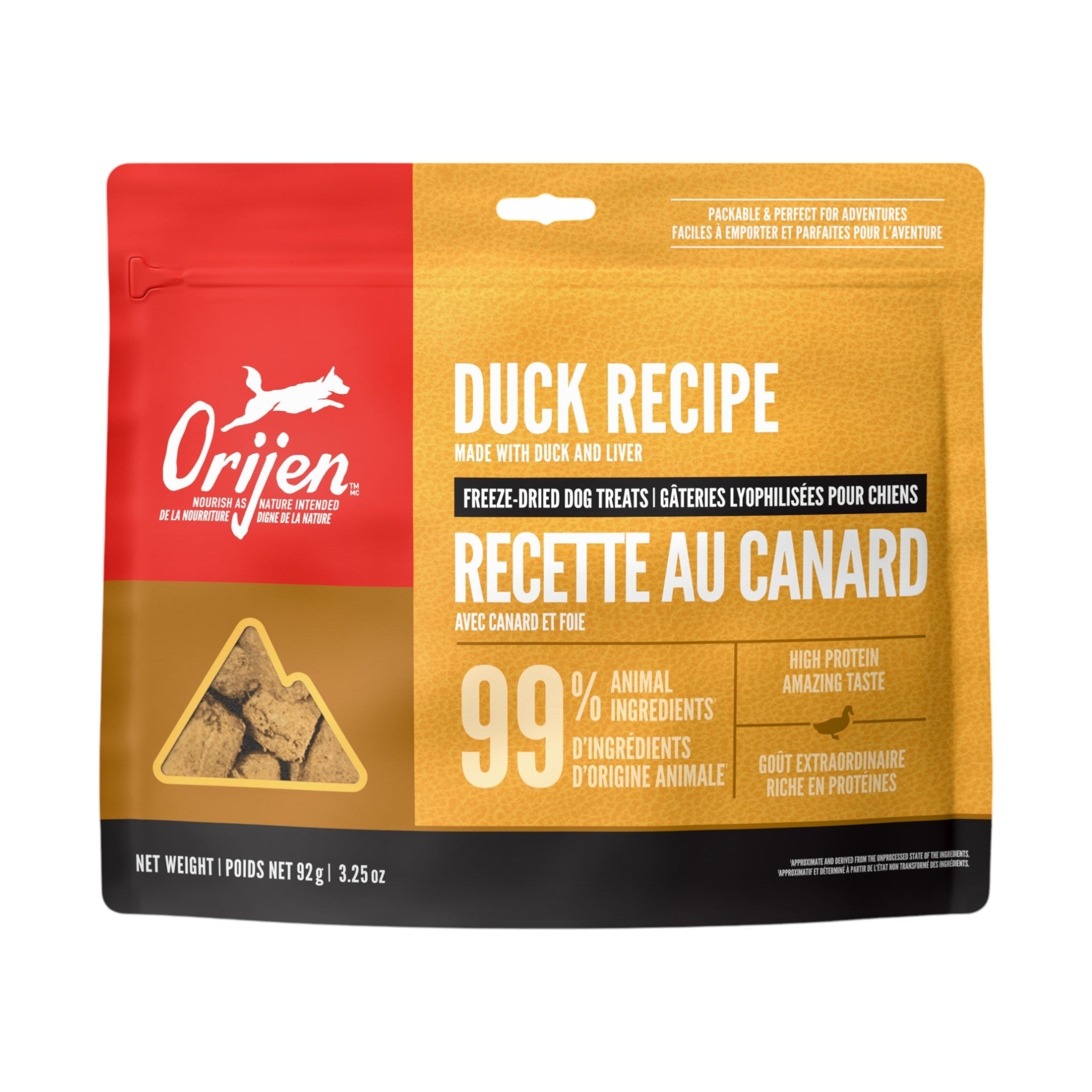 Orijen Freeze Dried Duck Dog Treat (92g)