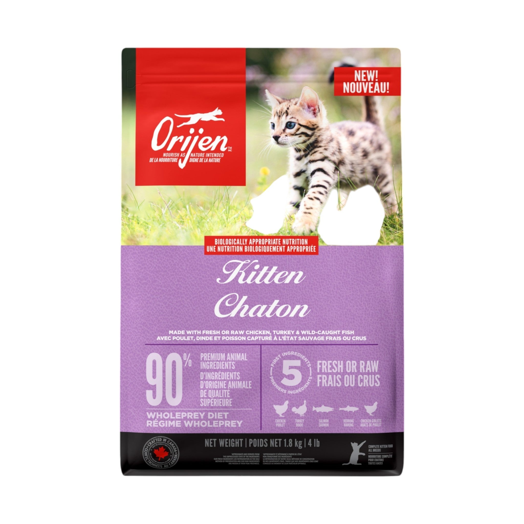 Orijen Kitten Kibble (1.8kg)
