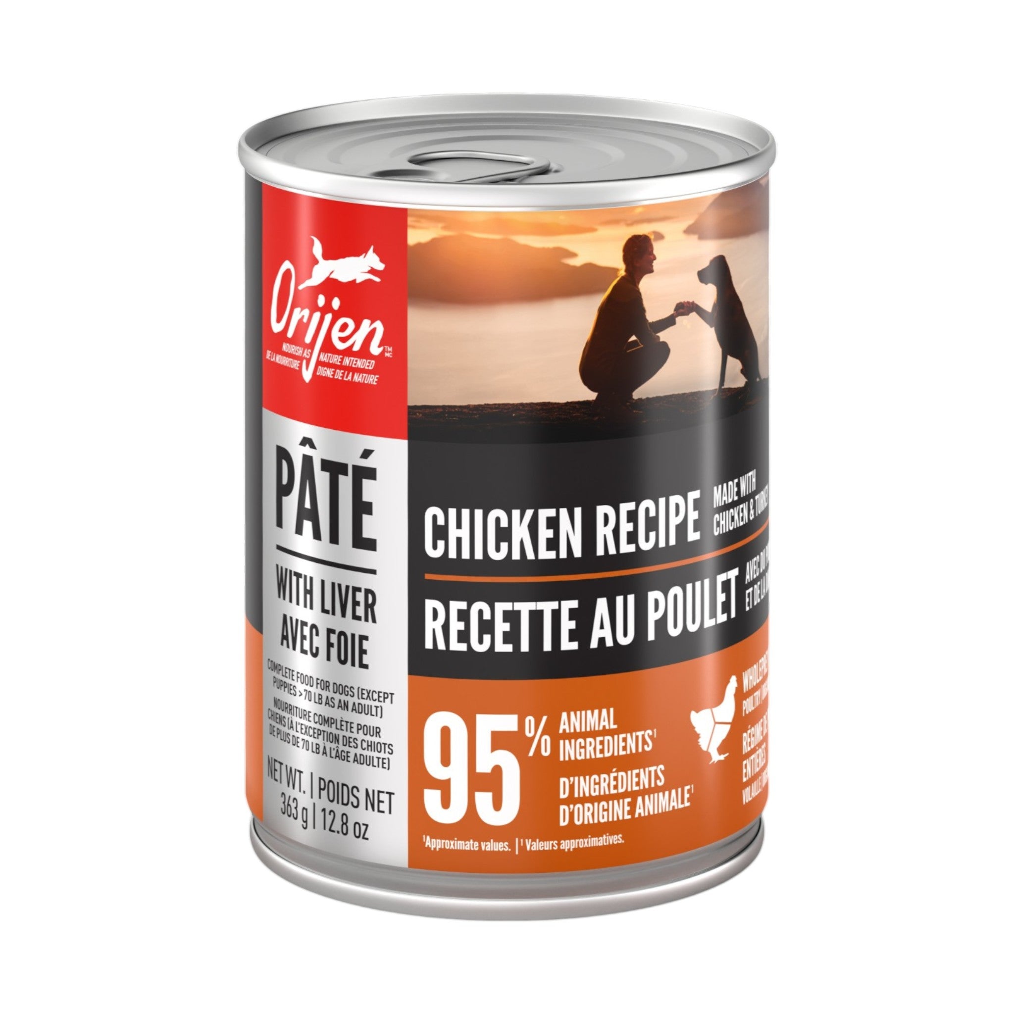 Orijen Chicken Recipe Pate Dog Food (363g)