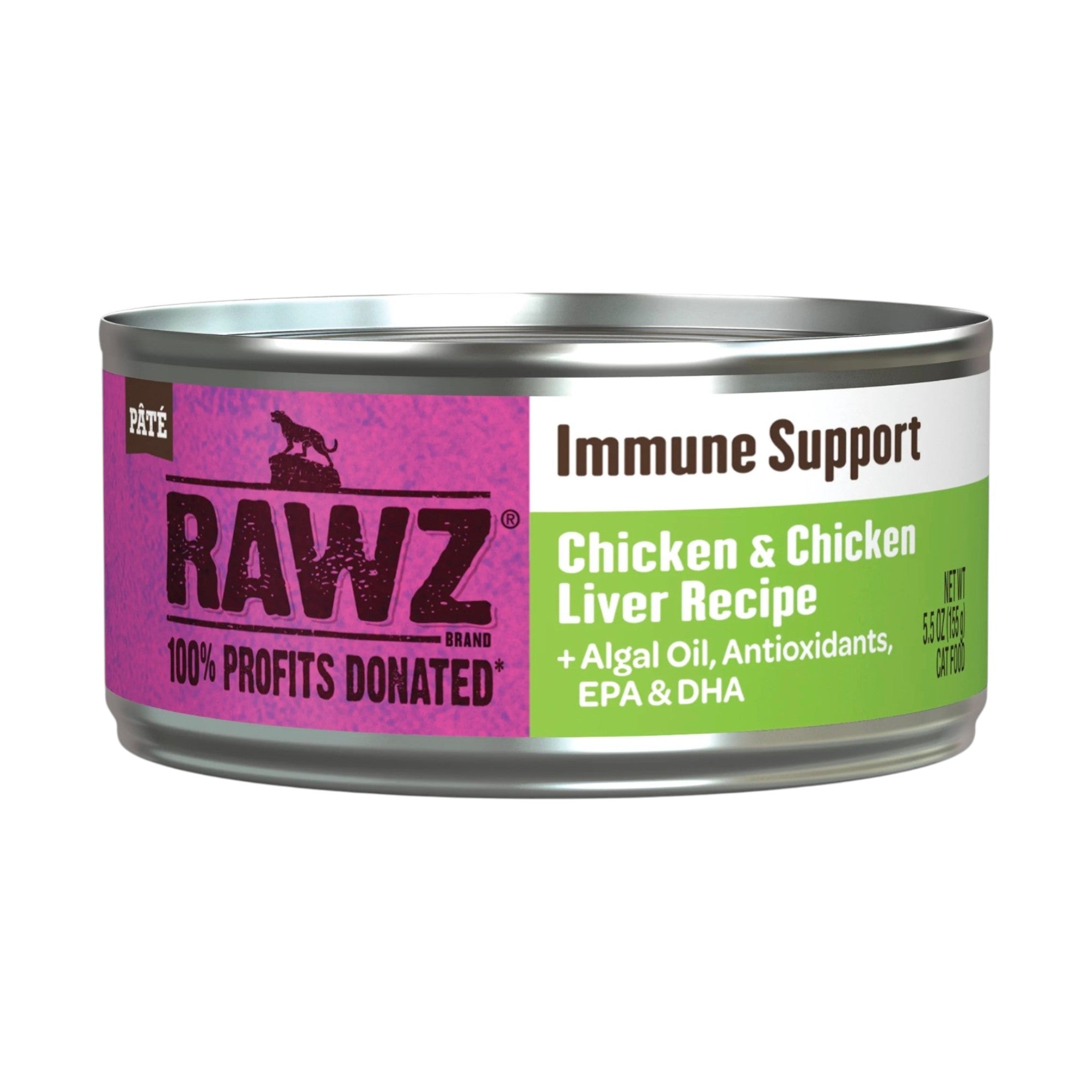 Rawz Immune Support Chicken & Chicken Liver Cat Can (5.5oz)