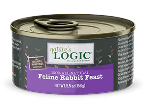 Nature's Logic Rabbit Cat Can (5.5 oz) - Tail Blazers Etobicoke