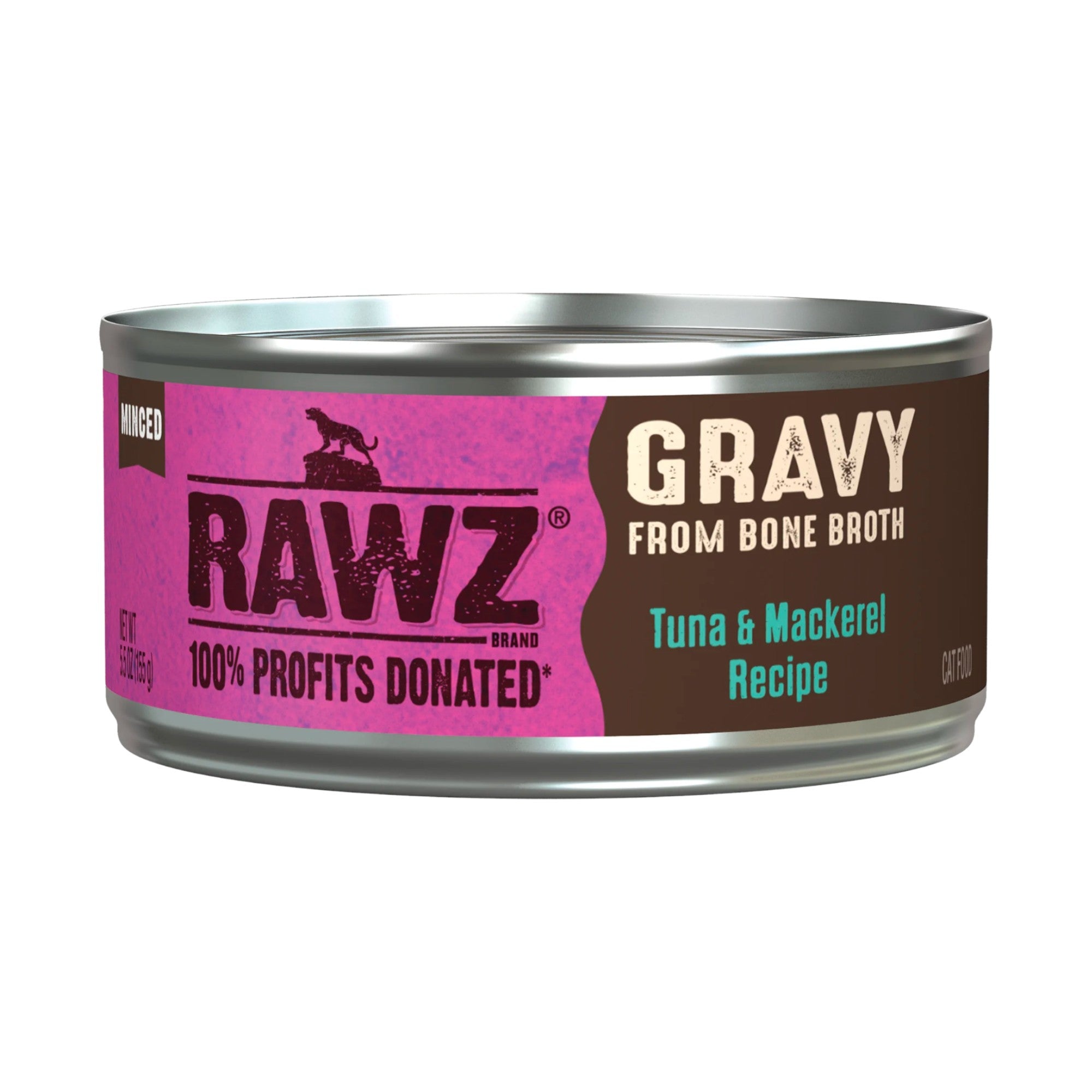 Rawz Gravy Tuna & Mackerel Cat Can (5.5oz)