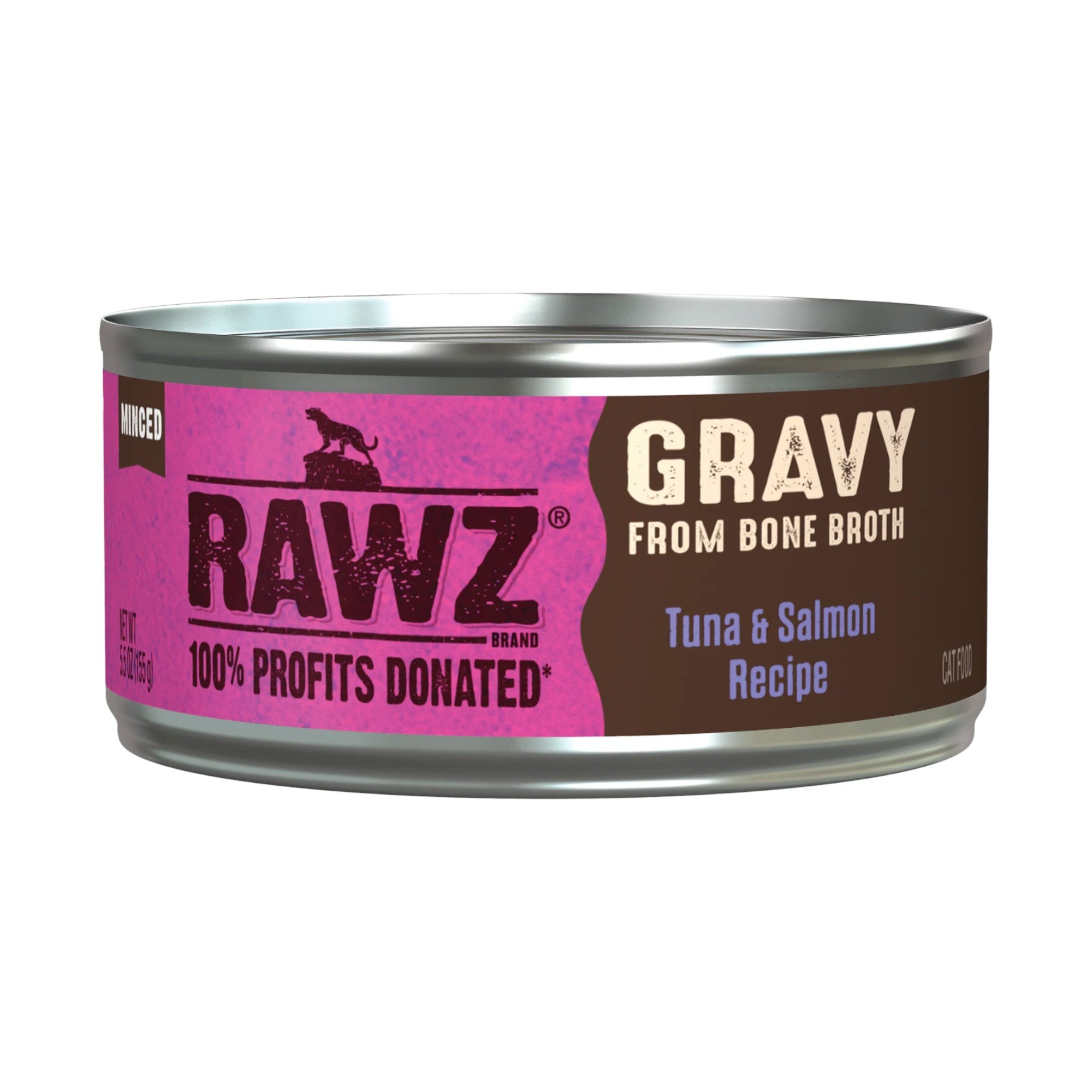 Rawz Gravy Tuna & Salmon Cat Can (5.5oz)