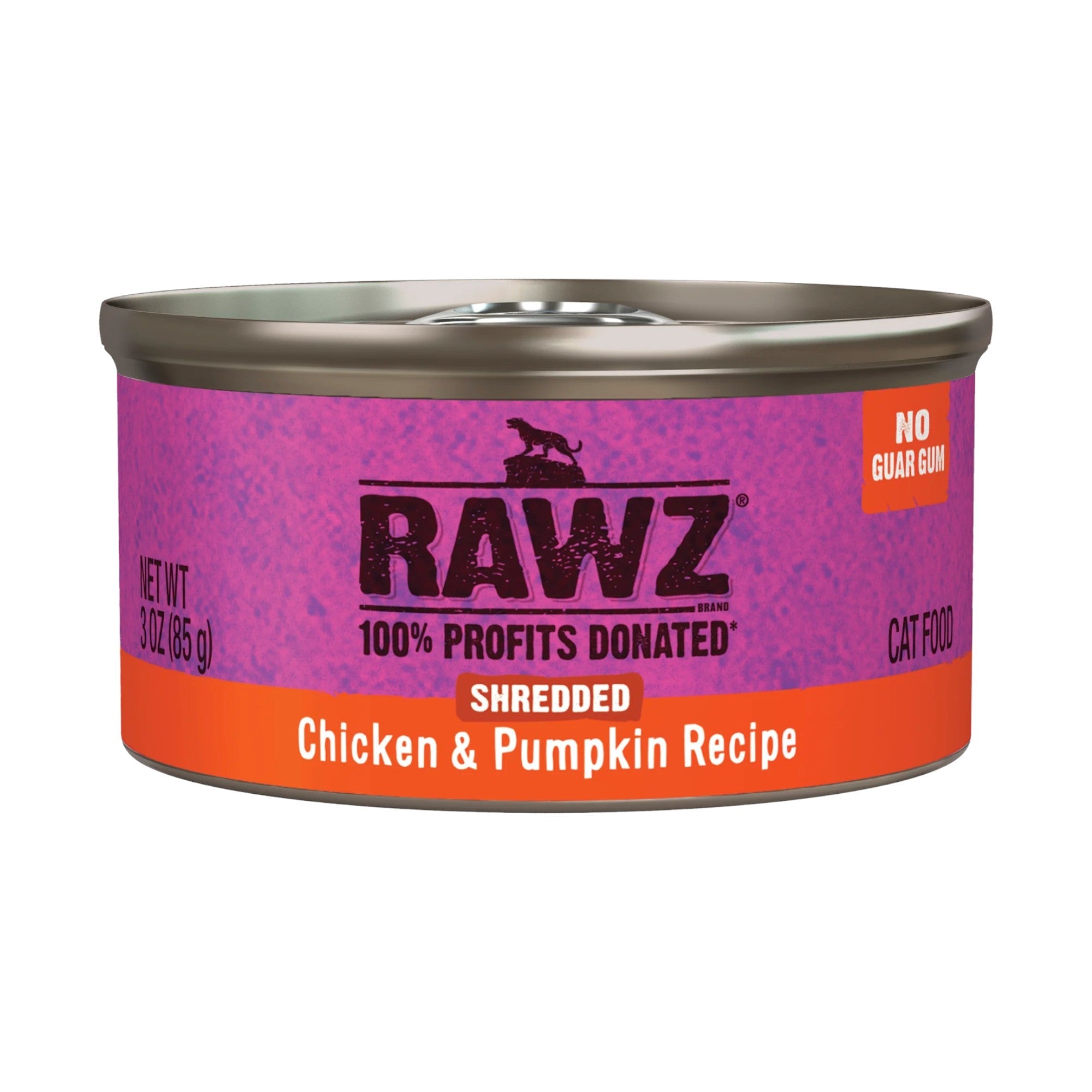 Rawz Shredded Chicken & Pumpkin Recipe Canned Cat Food (3oz)