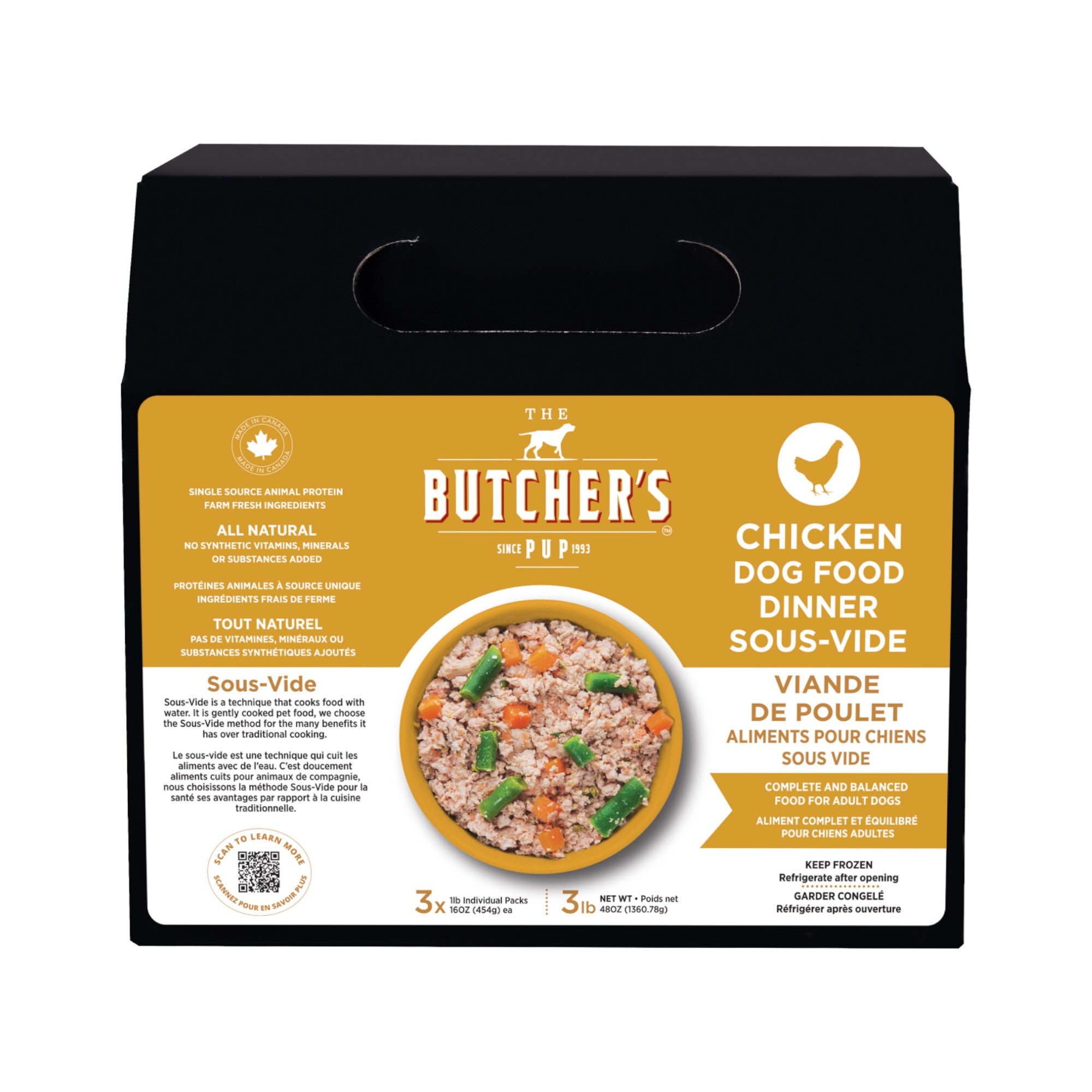 Butcher's Pup Dog Gently Cooked Chicken (3lb)