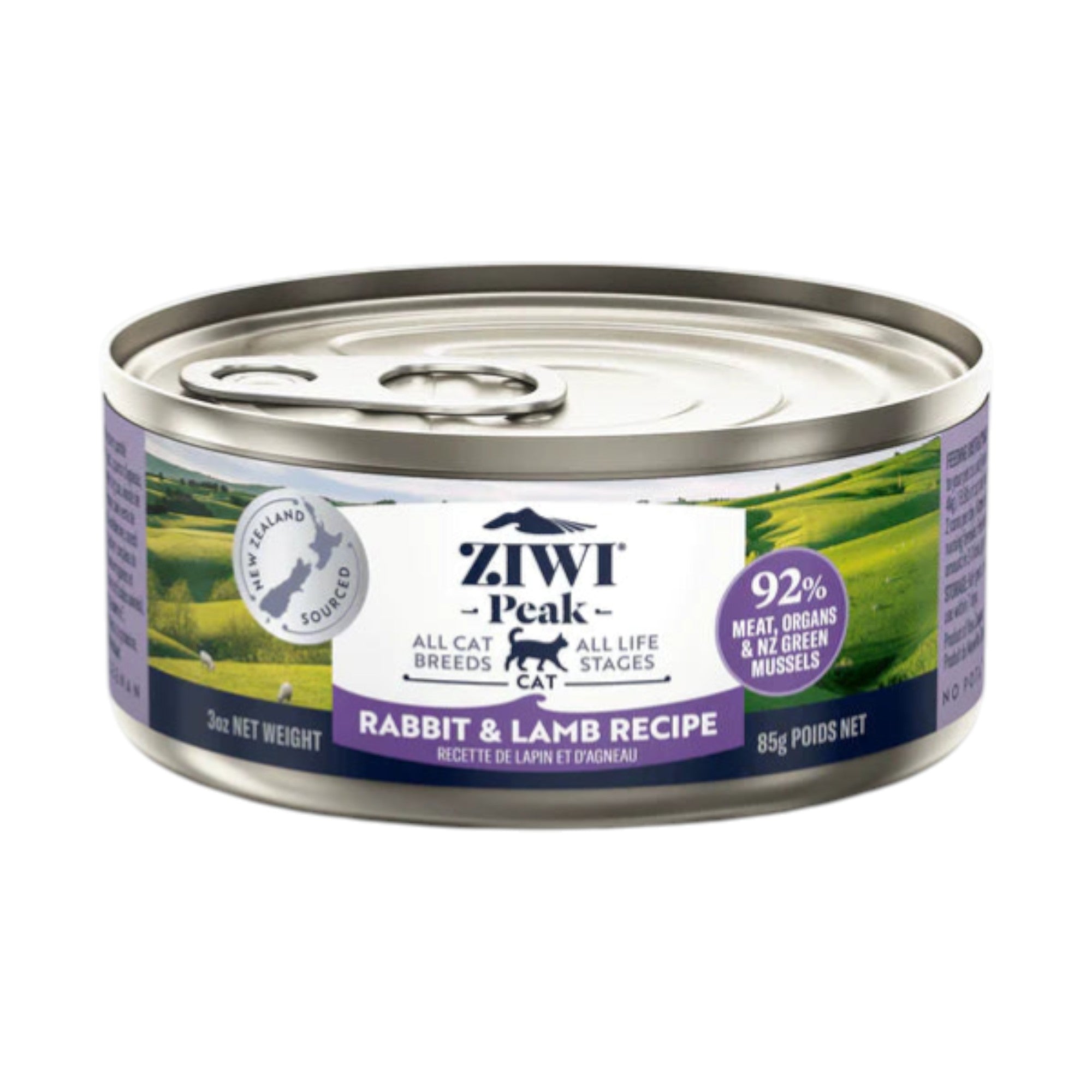 Ziwi Ziwipeak Cat Rabbit & Lamb Can (85g)