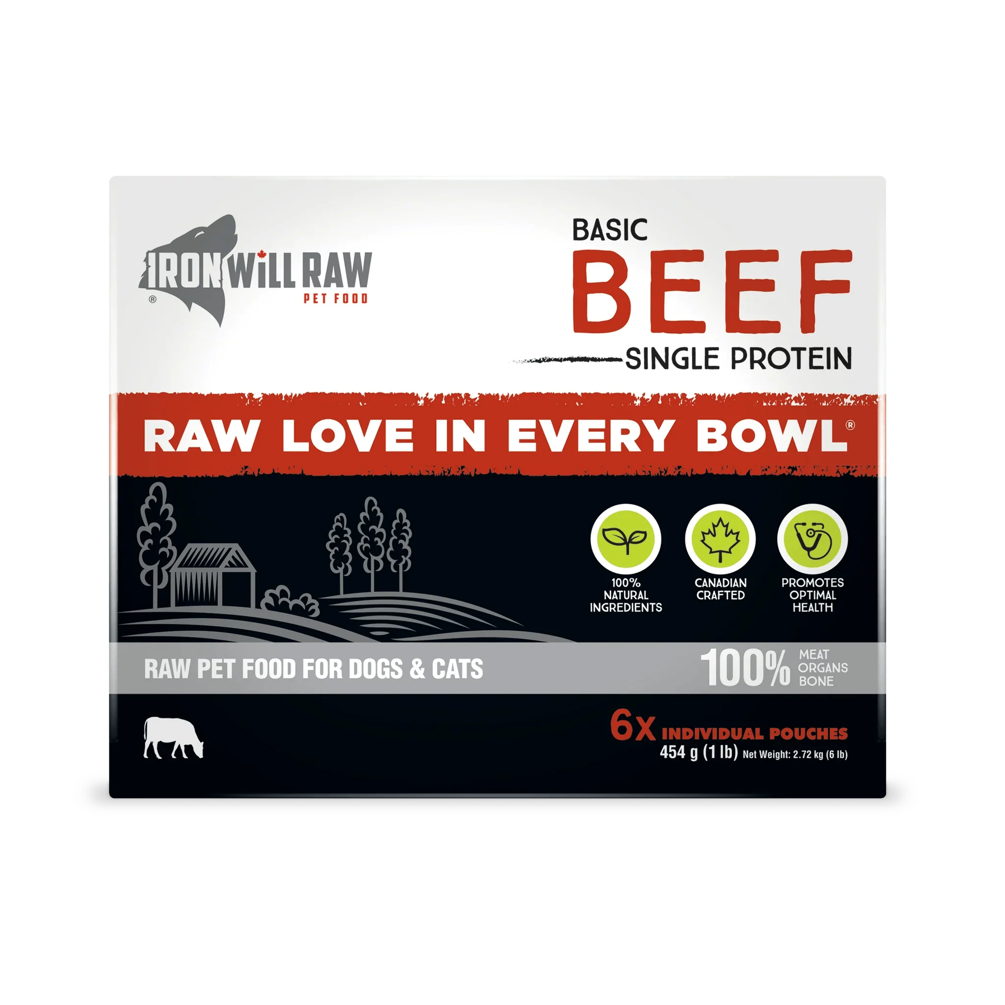Iron Will Basic Beef (6lb) - Tail Blazers Etobicoke