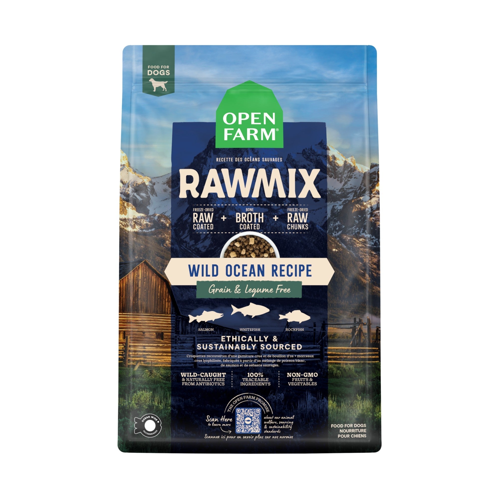 Open Farm Rawmix Wild Ocean Grain Free Dog (3.5lb)
