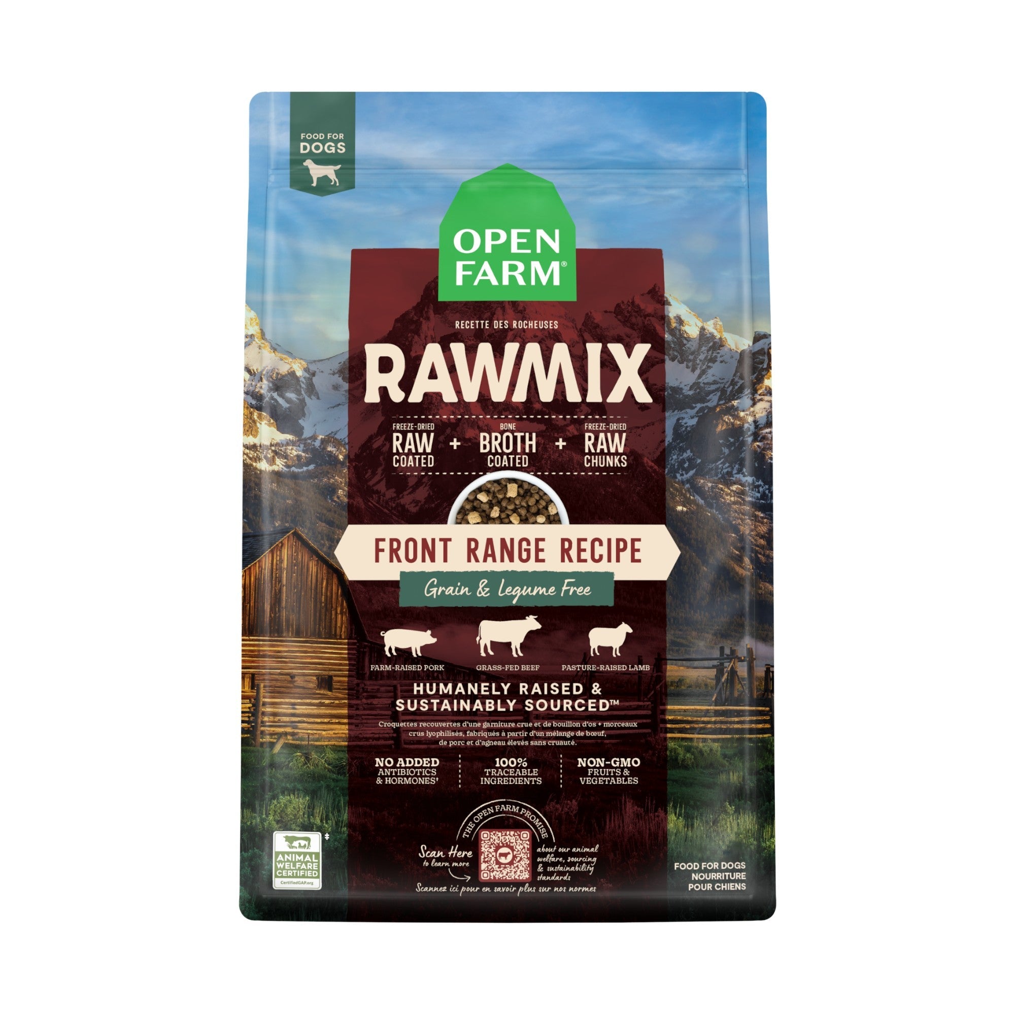 Open Farm Rawmix Front Range Grain Free Dog (20lb)