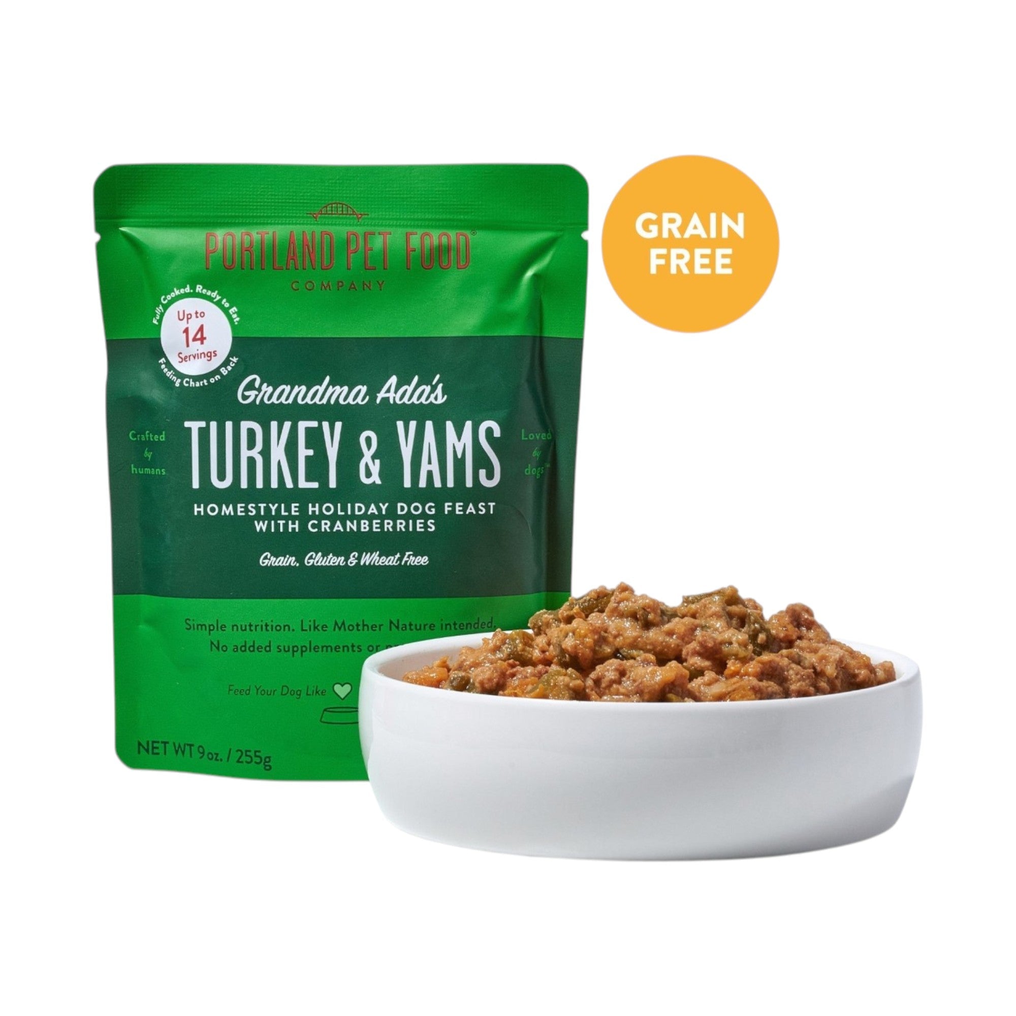 Portland Gf Turkey & Yams Dog (9oz)