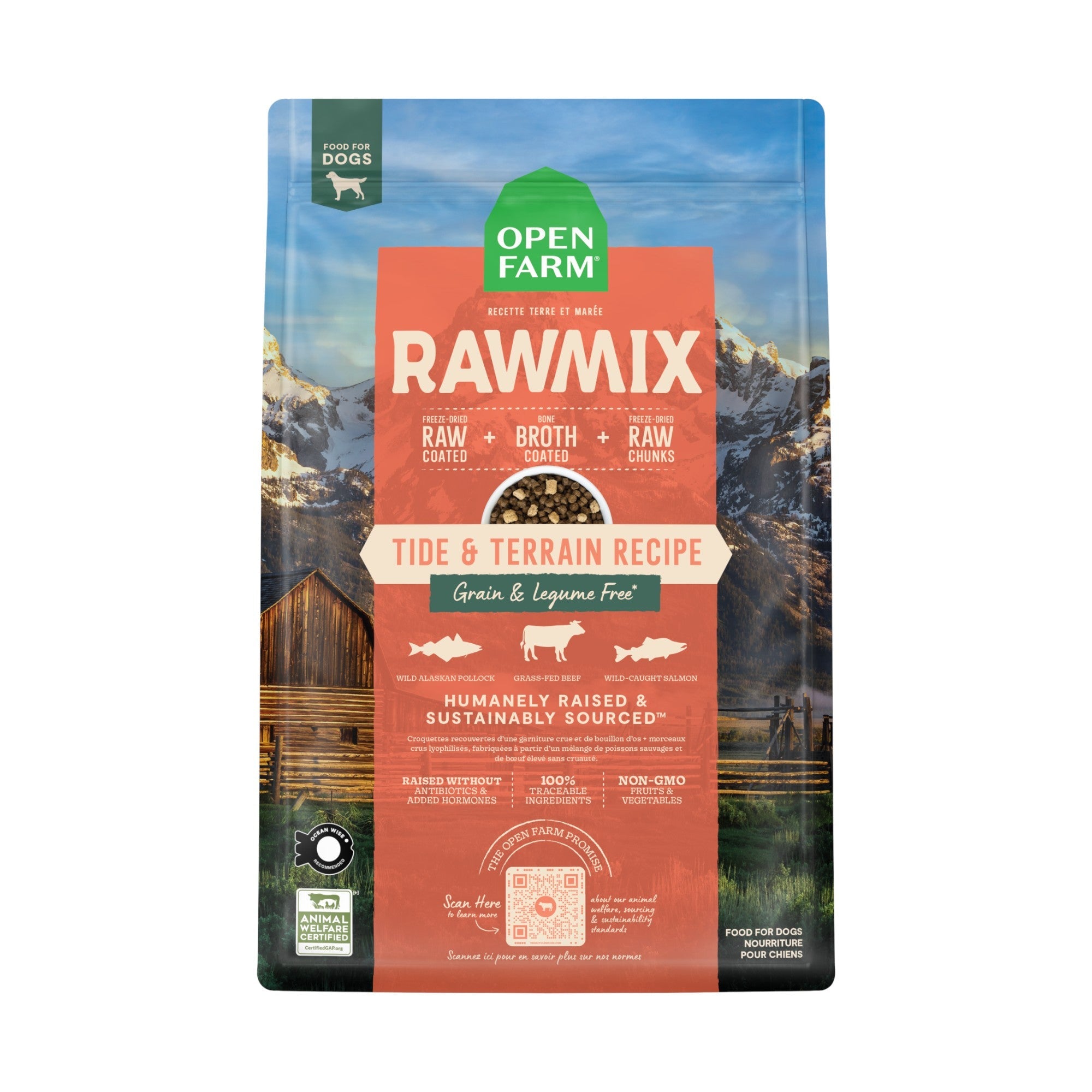 Open Farm Rawmix Tide & Terrain Grain Free Dog (3.5lb)