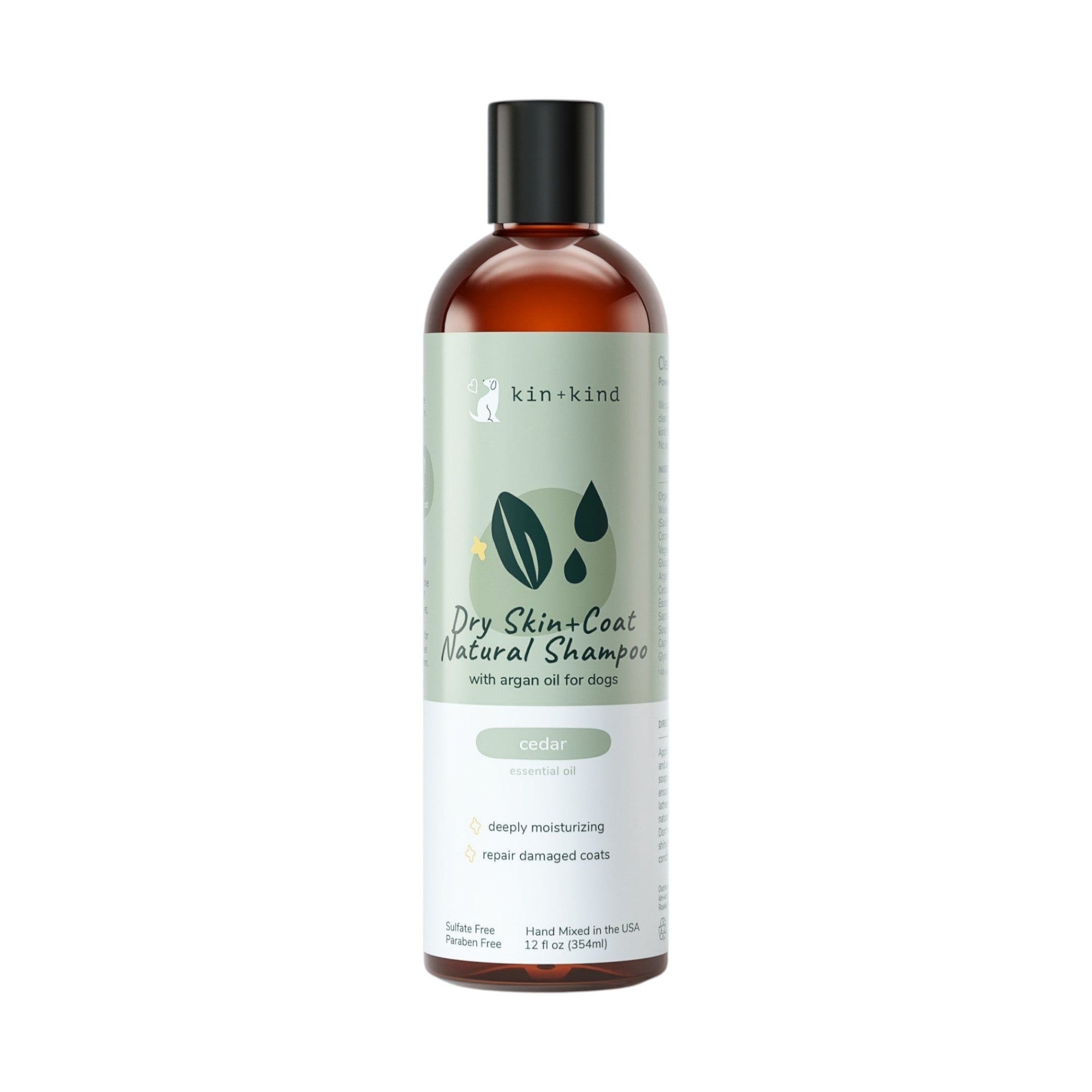 Kin + Kind Dry Skin & Coat Shampoo For Dogs (12oz)