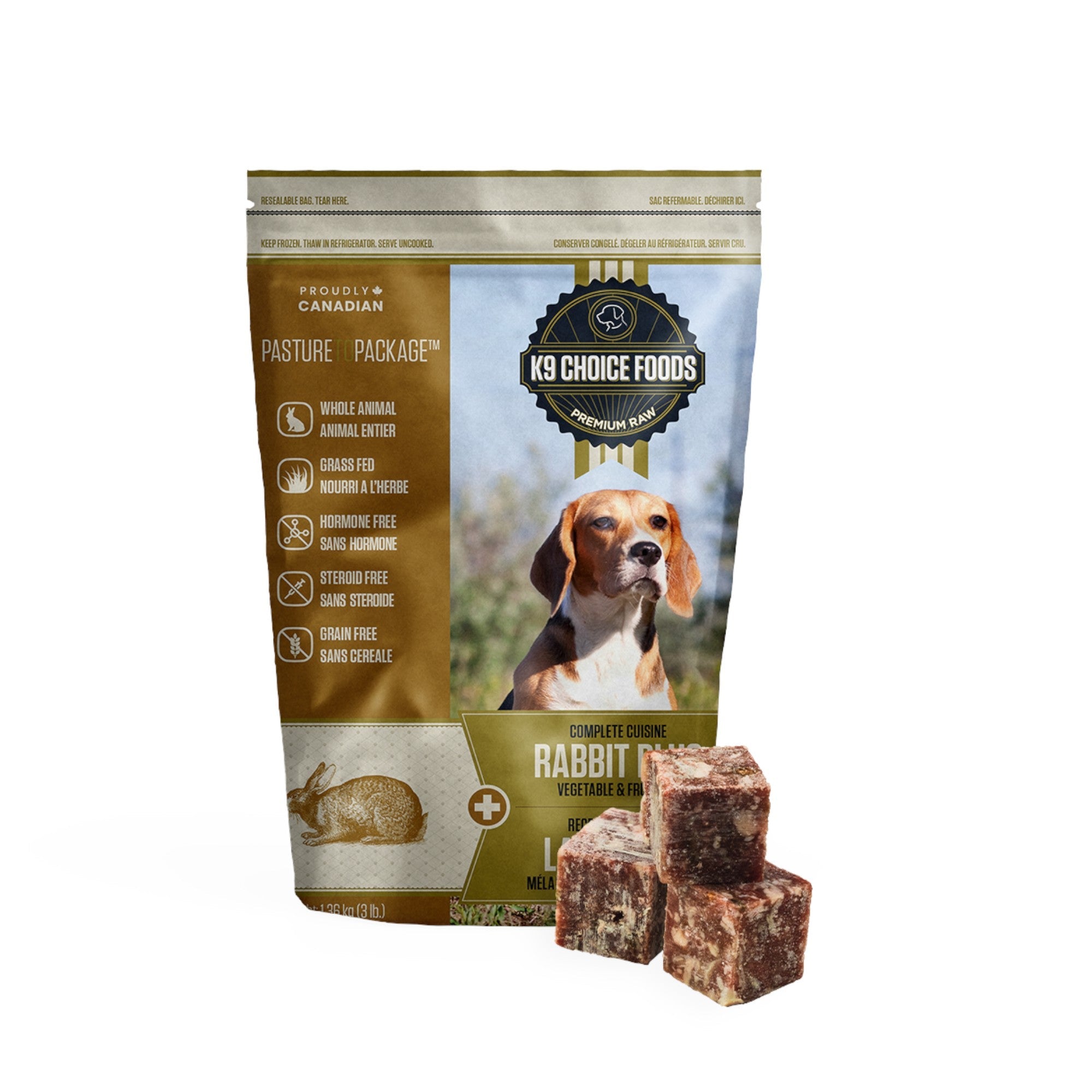 K9 Choice Complete Cuisine Rabbit Plus (3lb)