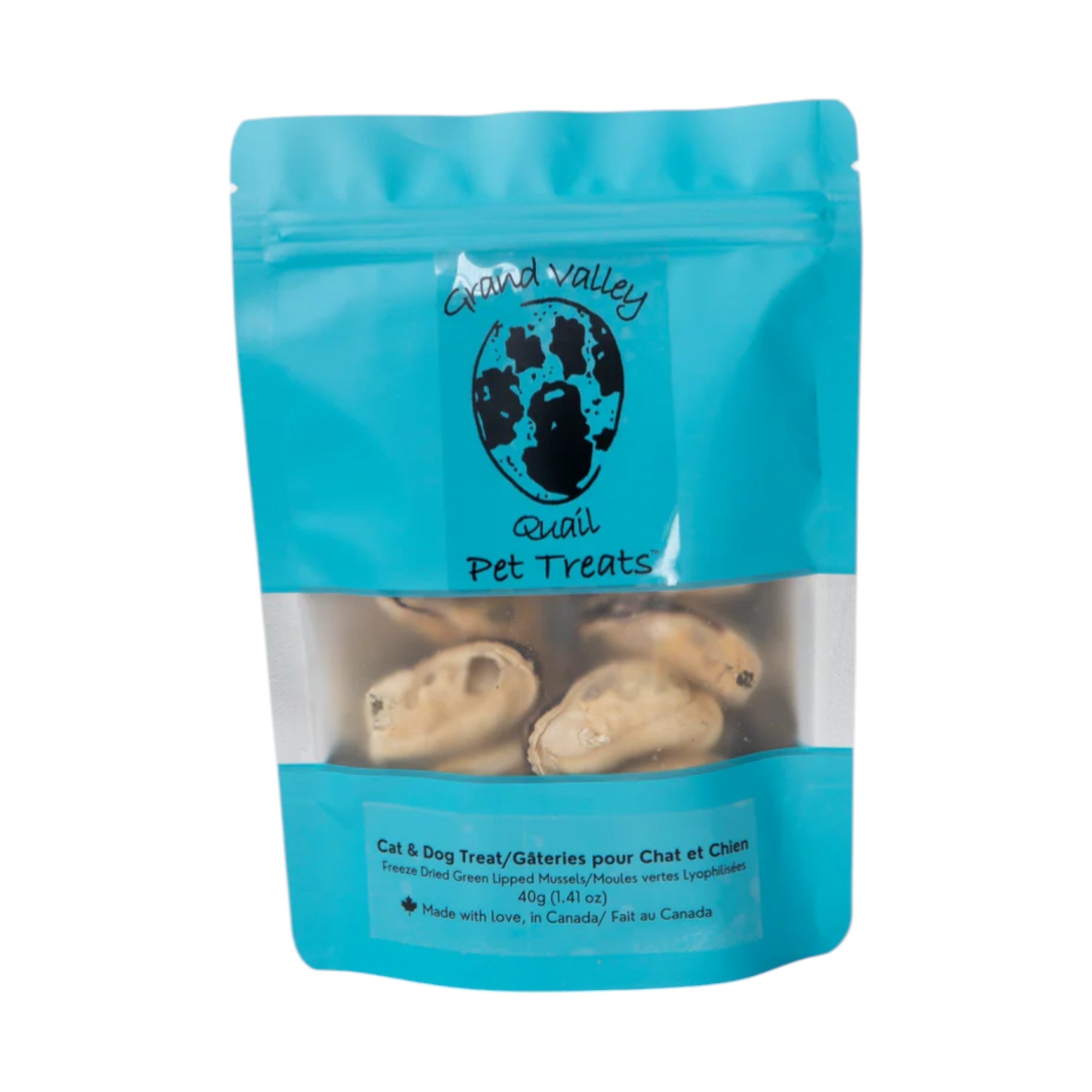 Grand Valley Quail Pet Freeze-Dried Green Lipped Mussels (40g)