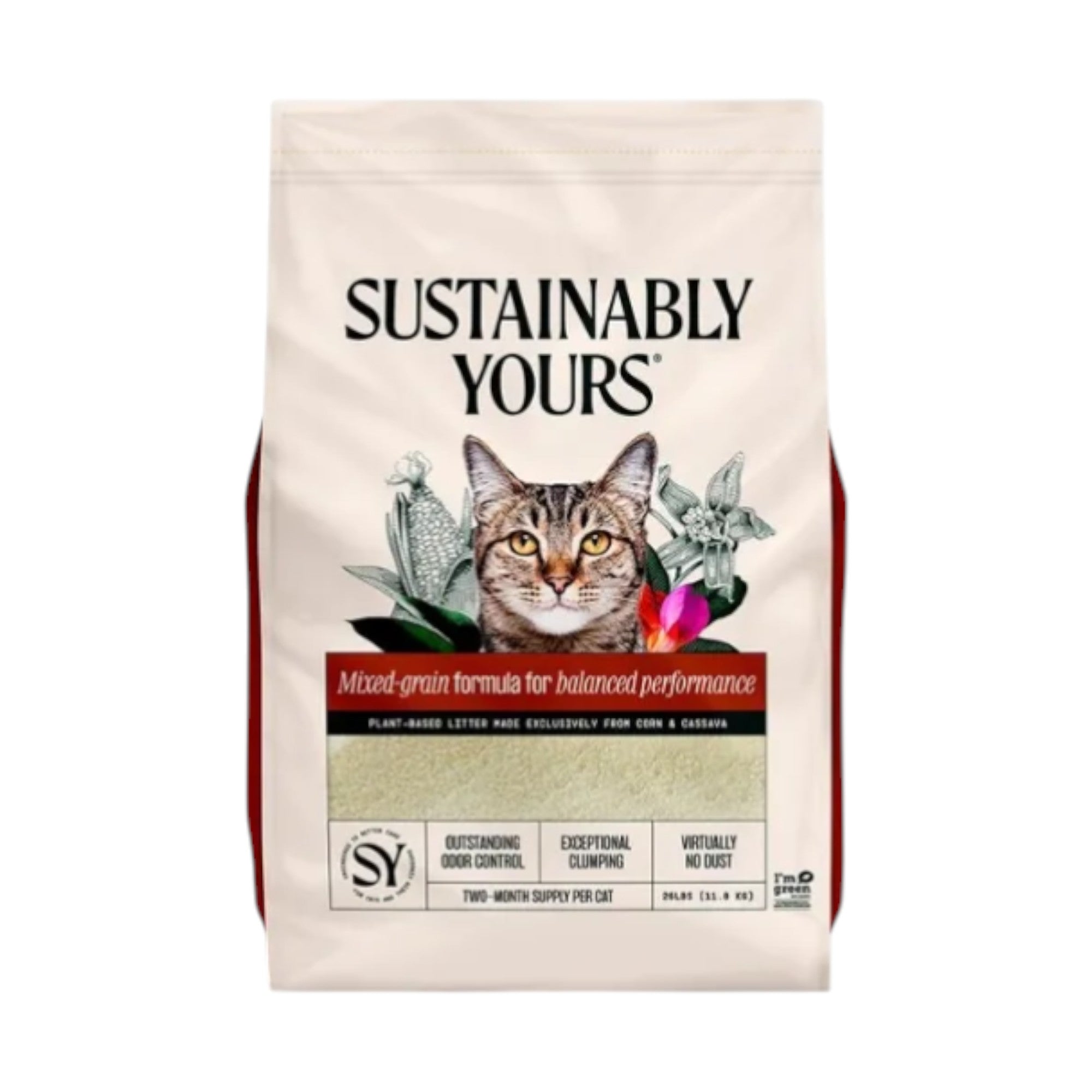 Sustainably Yours Cat Litter (26lb)
