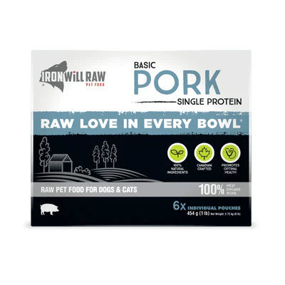 Iron Will Basic Pork (6lb) - Tail Blazers Etobicoke