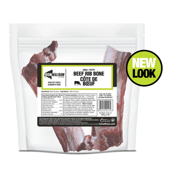 Iron Will Small Beef Rib Bones (1lb) - Tail Blazers Etobicoke