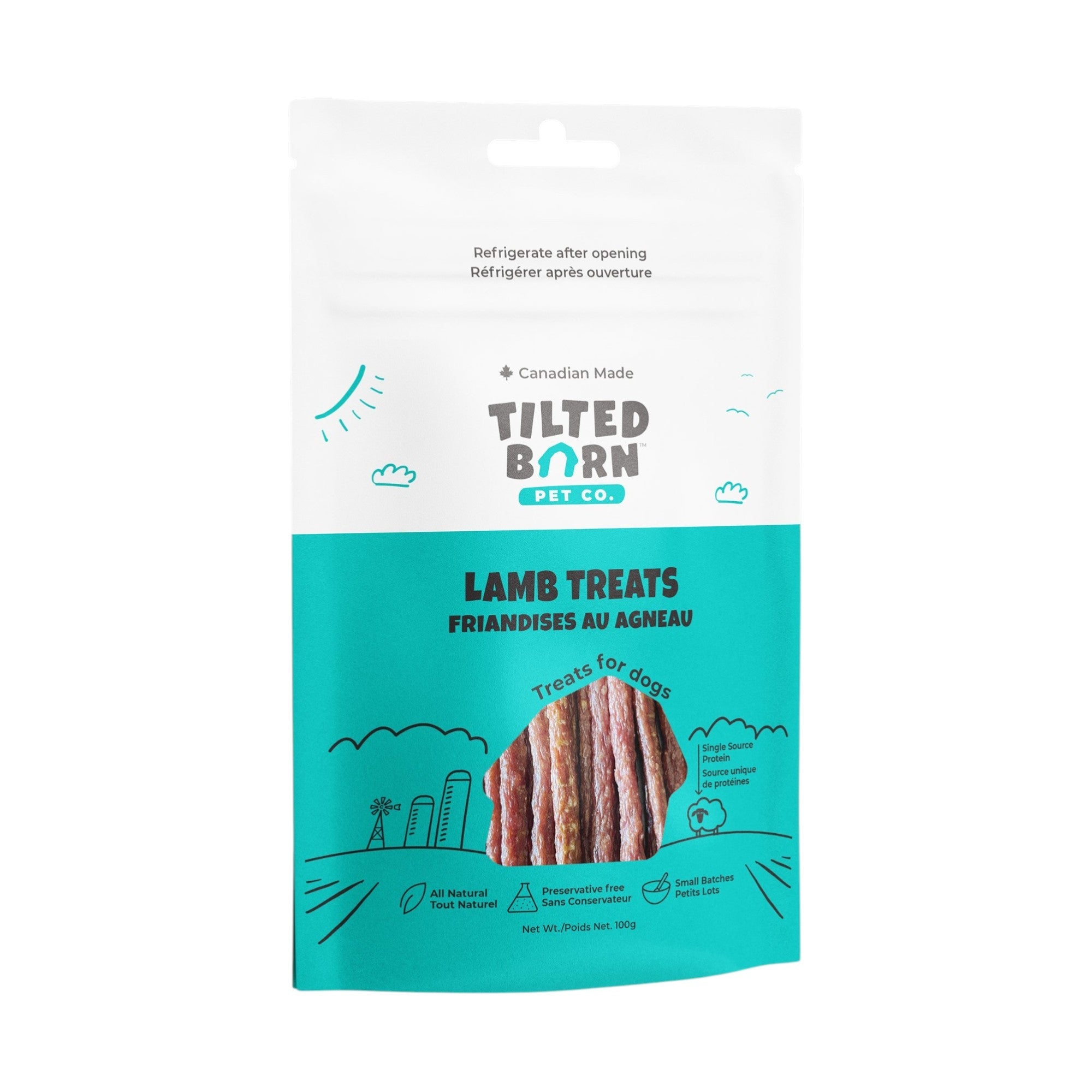 Tilted Barn Lamb Stick Treats (100g)