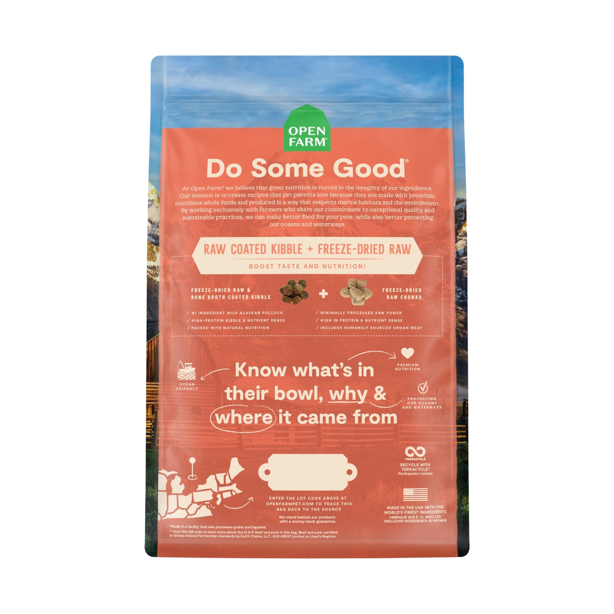 Open Farm Rawmix Tide & Terrain Grain Free Dog (3.5lb)